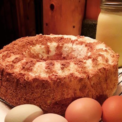 Angel Food Cake Recipe – with Farm Fresh Eggs